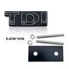 For VW Golf Passat Tiguan Jetta Amarok TDI Badge 3D Metal Car Stickers Tail Decoration Decal Side Sticker