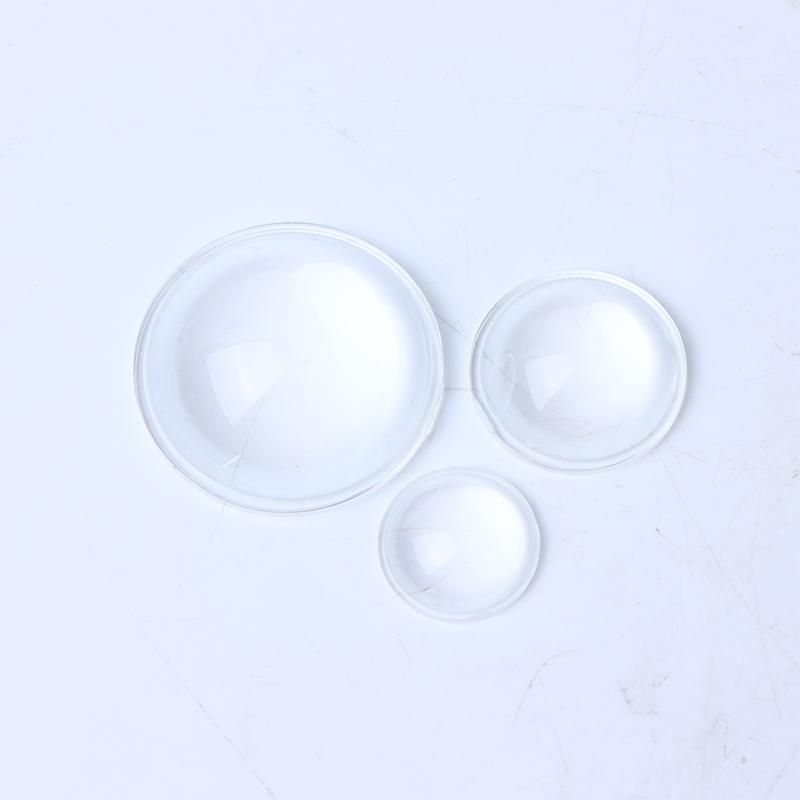 8-44 Mm Round Transparent Acrylic Plano-Convex Lens Flashlight Led Lens Focusing Torch Accessories Magnifying Glass Convex Lens