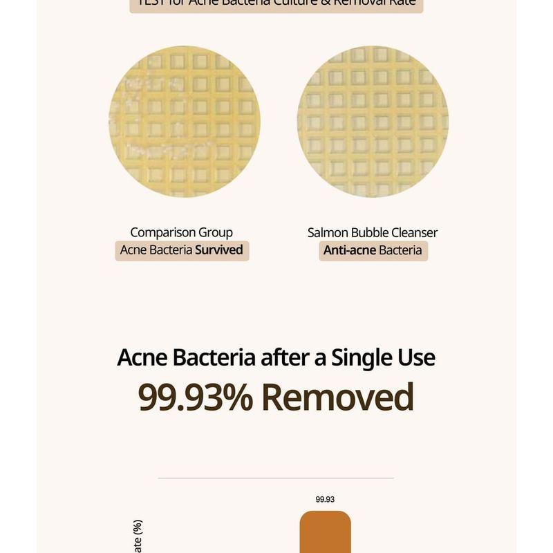 HEVEBLUE Salmon Caring Centella Bubble Cleanser