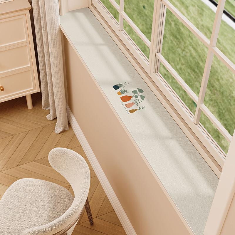 Bardzo Wąska Podkładka na Parapet Wodoodporna Podkładka Ochronna Przed Kurzem Podkładka Ochronna Ochrona Przed Słońcem Miękka Bez Diatomowa Zmywalna Podkładka na Parapet