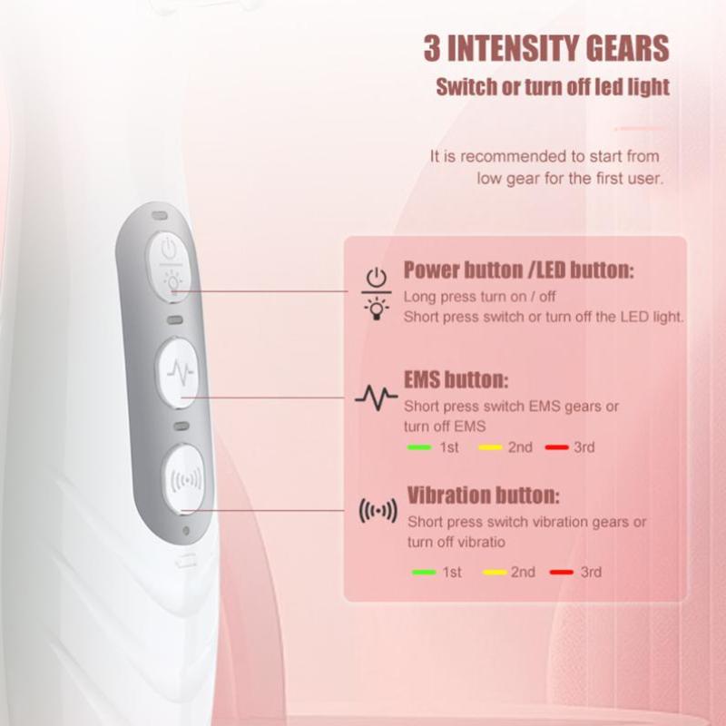 Electric Hair Massage Comb Anti Hair Loss Red Blue Purple Light High Frequency Scalp Care Tool for Home Daily Use