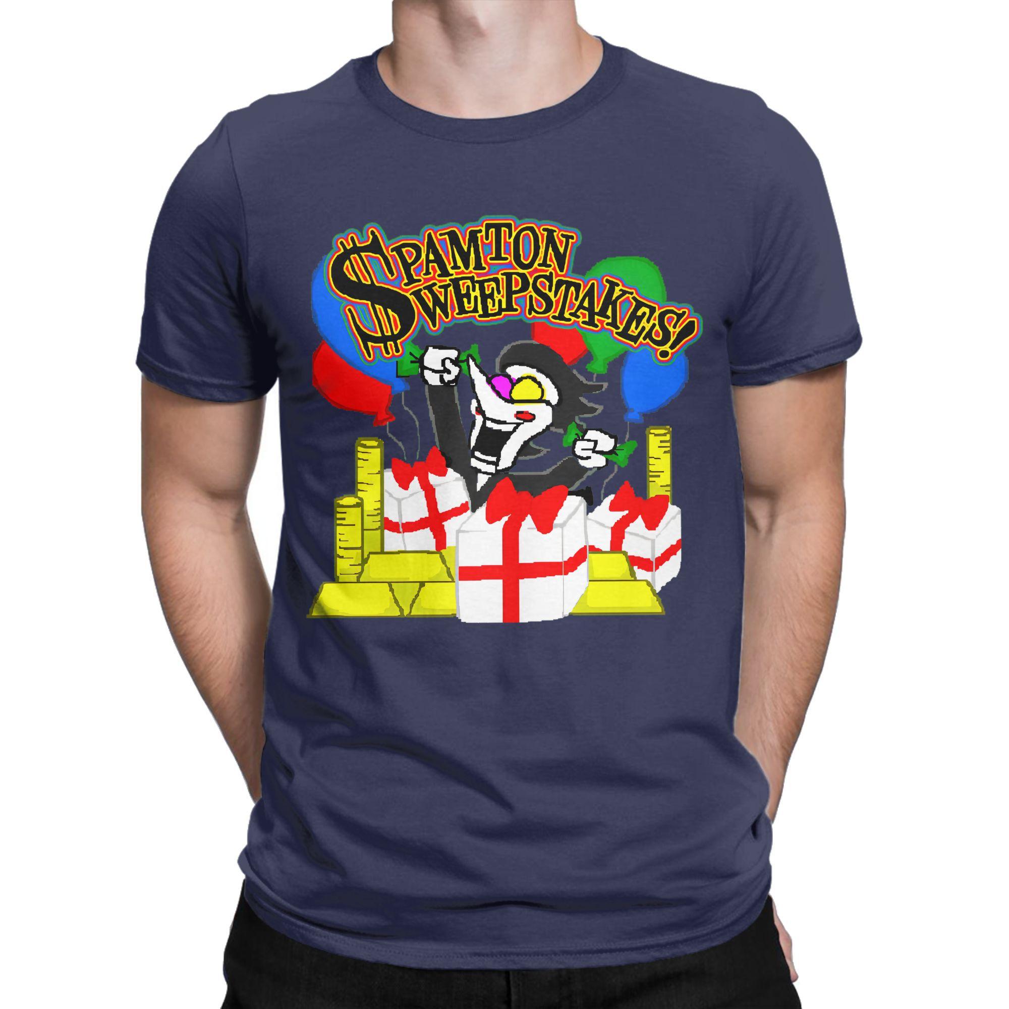 

Spamton Deltarune Big Shot TShirt Summer Trend T Shirts Male 100 Cotton ONeck Oversized Tees Short Sleeves Aesthetic Tshirt 4XL