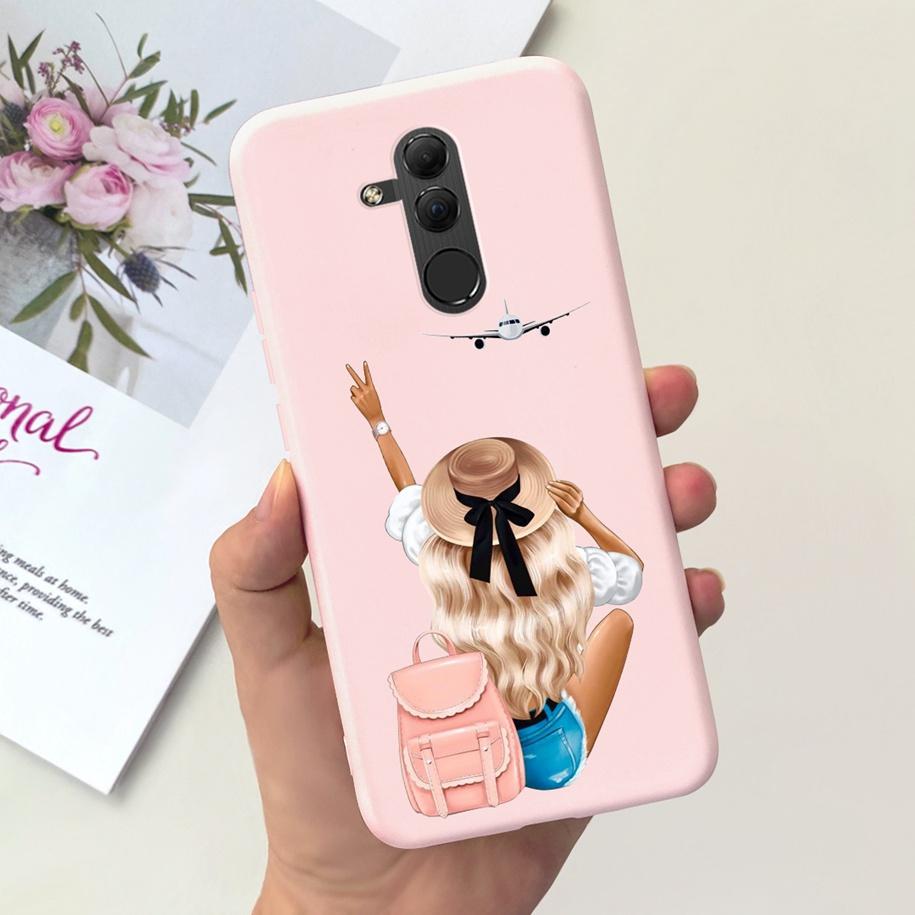 For Huawei Mate 20 Lite Case SNE-LX1 SNE-LX2 SNE-LX3 Protect Cover Popular Flower Soft Silicone Funda For Mate20 Lite Phone Case