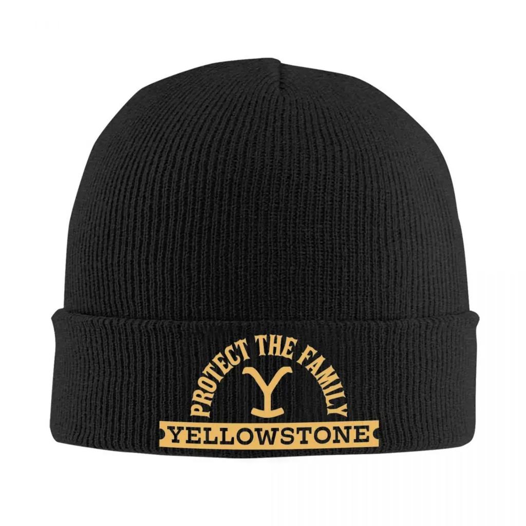 New CoolYellowstonesS Hat Autumn Winter Beanies Ski Caps FeUnisex Unisex Acrylic Knitted Caps