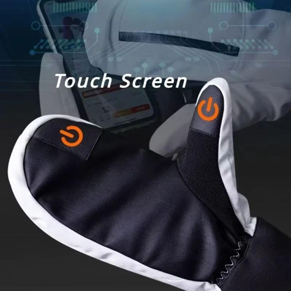 Ski Mittens Waterproof Snow Gloves Cycling Hiking Skiing Gloves  Winter Sports