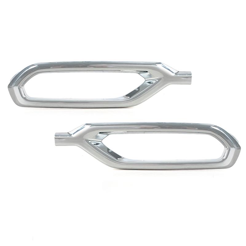 For Renault Koleos 2 II 2017 2018    2022 Car Rear Bumper Tail Chrome Decorative Trim Cover