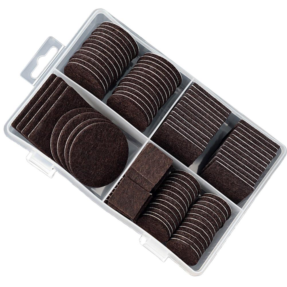 104Pcs Heavy Duty Felt Furniture Protection Pads Chair Table Leg Floor Protector Non-Slip Chair Protection Pad Felt