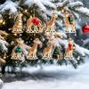 Gifts for Giraffe Lovers 24 Days Christmas Advent Calendar, 2D Acrylic Figure Countdown Kids Holiday Surprise Collectible Animal Ornaments Xmas Tree,