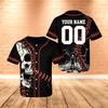 Custom Halloween Baseball for Men Women and Kids Sports Team Top