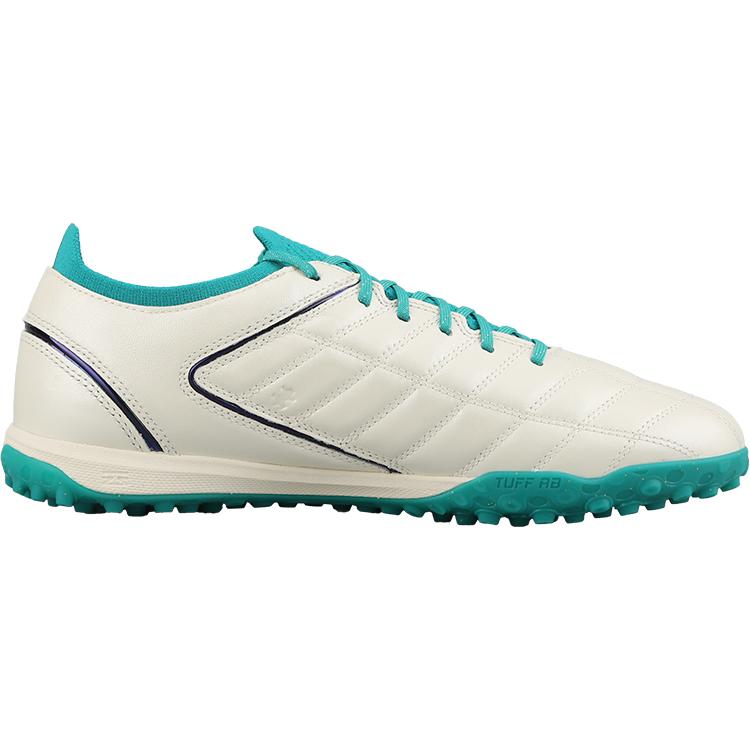Li Ning TF Artificial Turf Non-Slip Durable Football Shoes Unisex Football Shoes White Green YSTV035-1