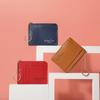 Women's Solid Color Card Holder & Coin Purse with Multi-Card Slots and Keychain