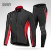 NUCKILY Autumn/Winter Fleece Cycling Set: Jacket and Long Pants for Outdoor Riding