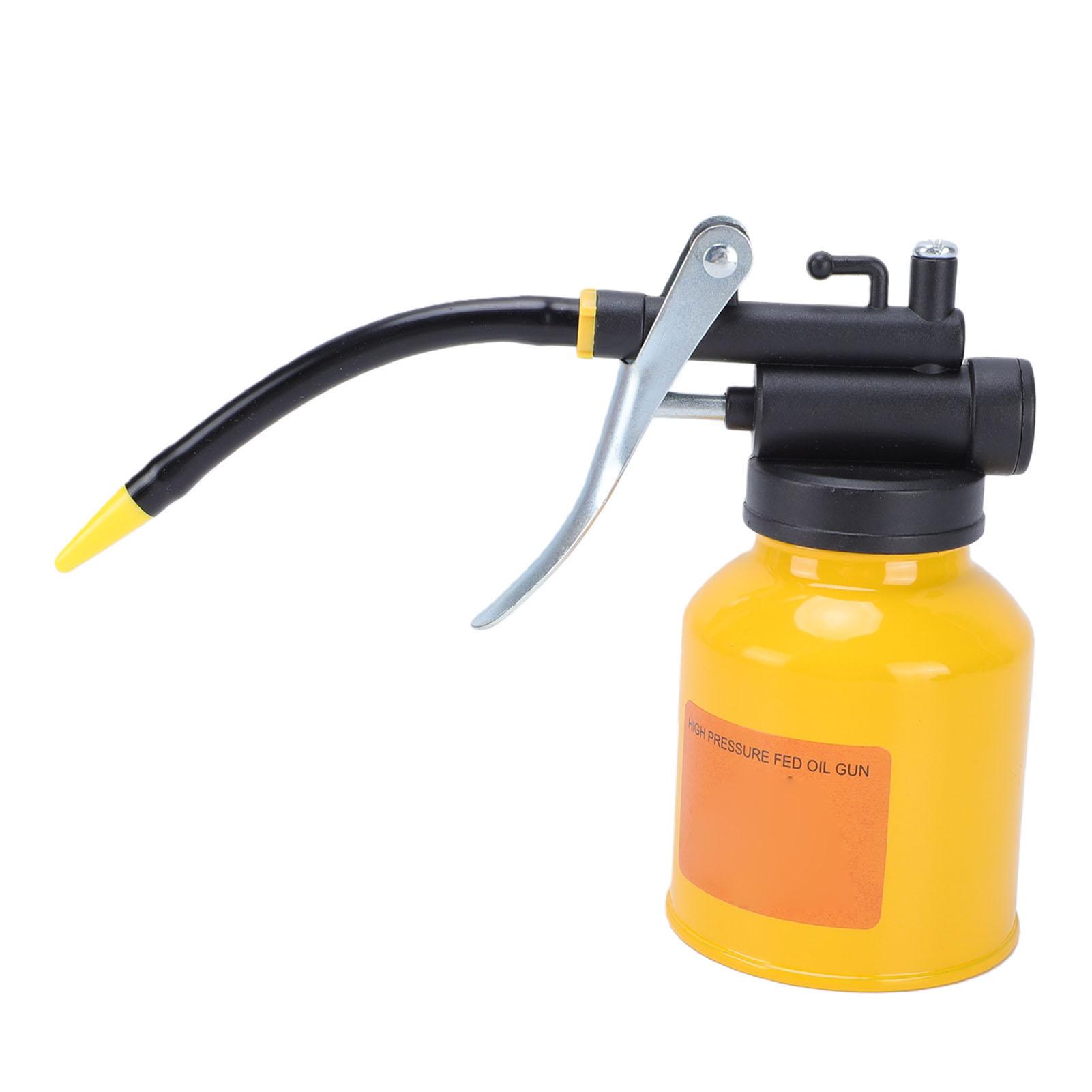Hand Pump Oiler Can Manual Professional High Pressure Lubrication Oil Bottle with Extended Spout
