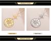 Dawapara Tetragrammaton Pentagram Necklaces Witches Knot Pendant Wiccan Protection Amulet Stainless Steel Jewelry