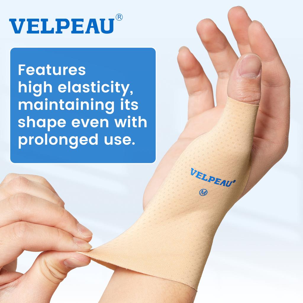 Velpeau Thumb Compression Sleeve For Arthritis, Mild Pain, Sprain, Sports, Highly Elastic And Splashproof Thumb Support Cover