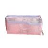 1PC Travel Black Mesh Cosmetic Bag Zipper Makeup Bag For Women Wash Toiletry Bag Makeup Organizer Portable Storage Pouch
