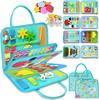Montessori Early Education Quiet Book Hand Tear Velcro Cloth Book Baby Infant Puzzle Busy Edition Learning Board