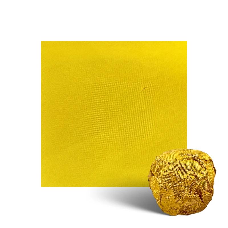 100PCS Gold-Color Tin Foil Wrapper Paper for DIY Chocolate and Sweets Candy Bar Packaging Wedding Gift Wrapping Paper Sheets