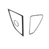 3PCS Carbon Fiber Door Speaker Interior Sticker Trim For Corvette C7 2014-19