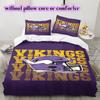 football Logo Pattern Bedding Quilt Set Quilt Cover Pillowcase Home Decoration Birthday Gift (1*duvet cover+ 2*pillowcase, without core)