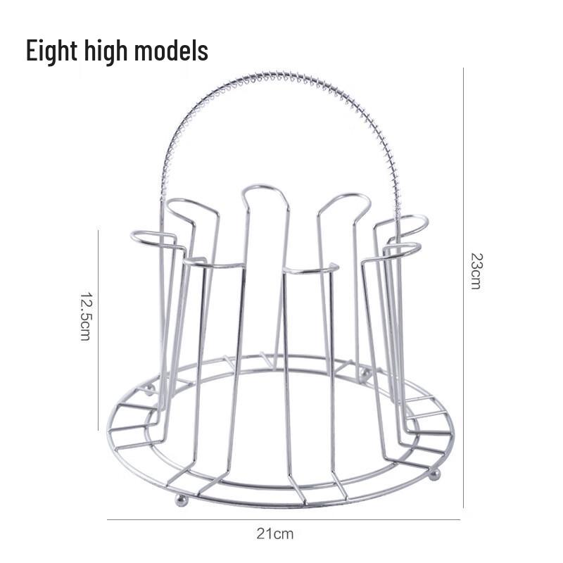 BJ Glass Cup Drying Rack with Draining Tray