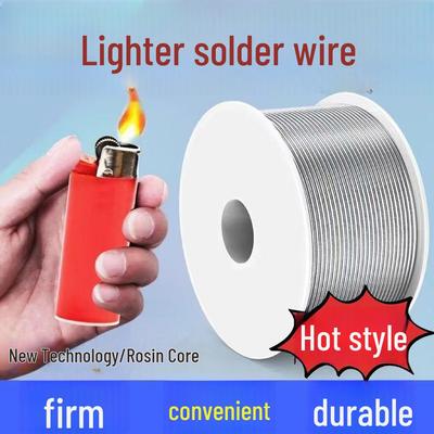 Alambre de soldadura de baja temperatura y alta pureza para soldaduras domésticas resistentes. Perfecto para tareas de soldadura eléctrica y de acero.