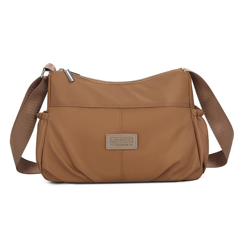 Oxford Cloth Crossbody Bag For Women With Zipper Closure And Minimalist Style For Daily Use