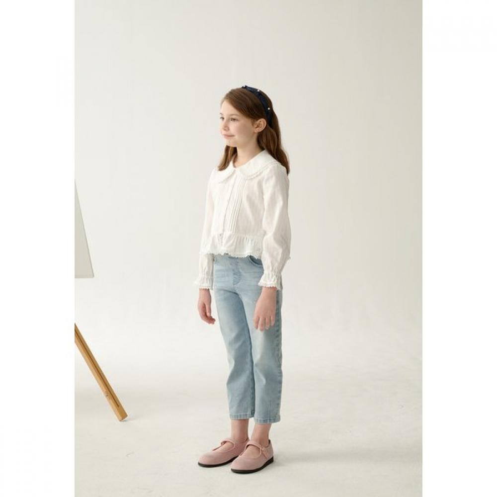 The Coffee Bean   Tea Leaf Baggy Denim Pants Sky Blue Bz14pt01sb