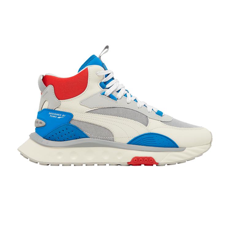 Puma Wild Rider Mid Ivory Glow Future Blue 37