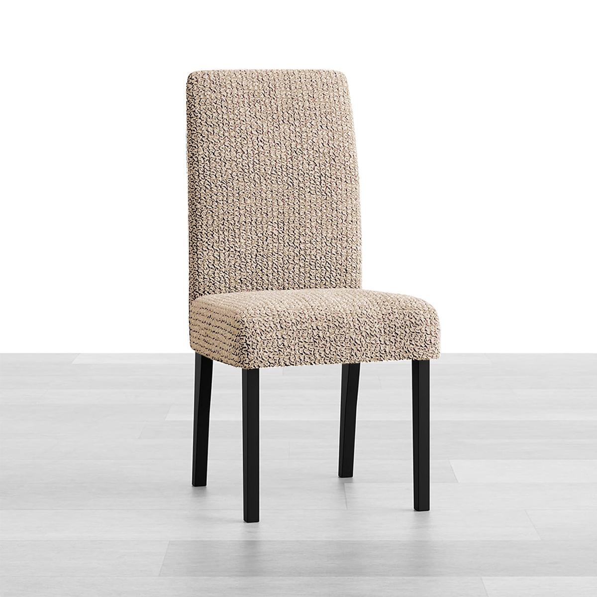 Microfiber Collectie Eetkamerstoelhoes Zachte Polyester Stof Keukenstoel Zitkussen Stijlvolle Wasbare Meubelhoes beige