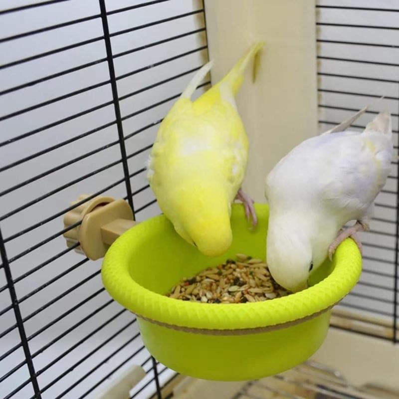 Hanging Bird Bath Bowl Parrots Bathtub Bath Shower Box Cage Accessory for Small Birds Parrot Cockatiel Lovebirds Boxes