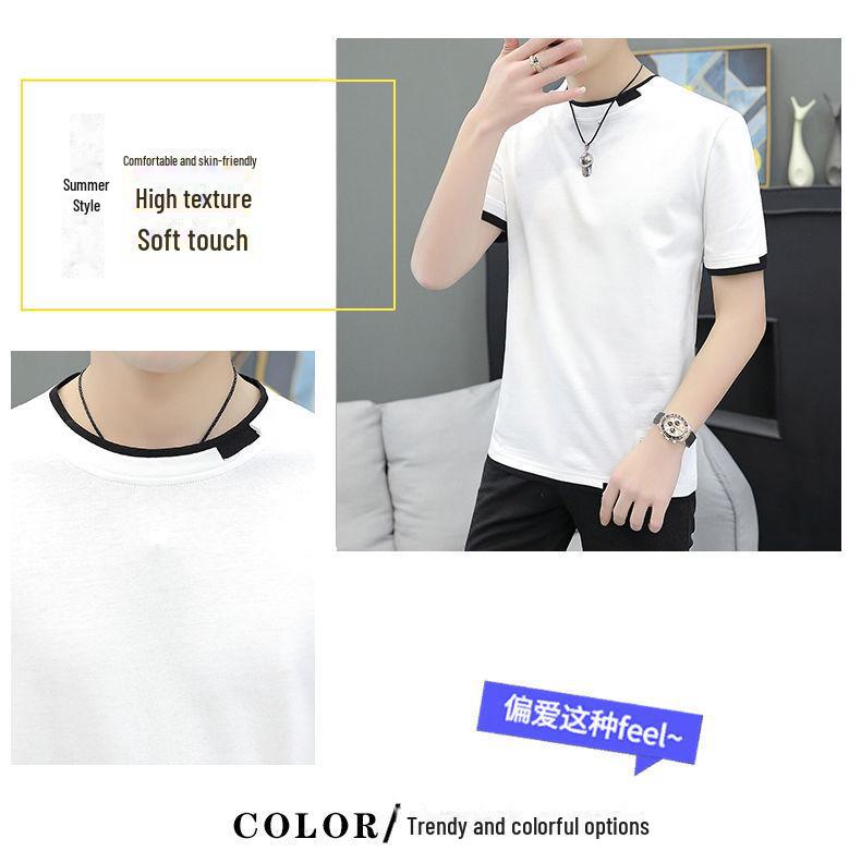 Men's 2025 Summer Trend Short-Sleeve Cotton T-Shirt