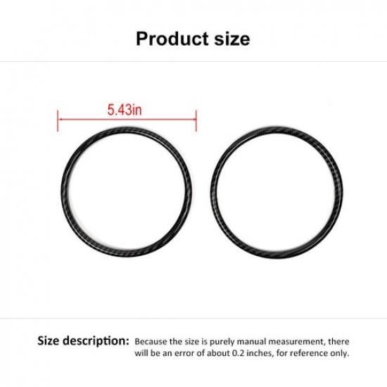 Center Console Dashboard Panel Cover For Ford Mustang 2015- ABS Carbon Fiber