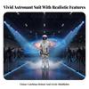 Astronaut Costume Performance Prop Full Full-Length Astronaut Suit Spacesuit Costume Front Fastener Space Explorer Jumpsuit