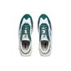 Zapatillas Deportivas Casuales de Caña Baja Antideslizantes Resistentes a la Abrasión Li Ning Square para Hombre Blancas Verdes AGCT015-2