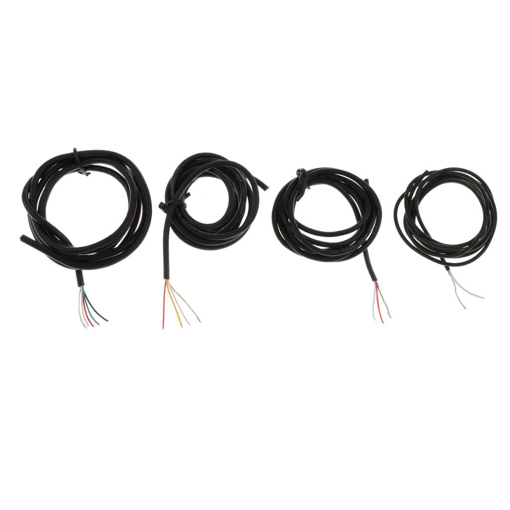 100cm/39.37inch Guitar Bass Inner Circuit Connecting Wire DIY Black