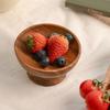 Ear Studs Case Jewelry Storage Tray Retro Wooden Fruit Tray  Snacks Display
