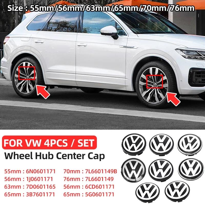 Auto Für Volkswagen VW 4 Stück Auto Radnabenkappe Aufkleber Radkappe Auto Dekorationszubehör Für Volkswagen R Golf 4 Motion GT