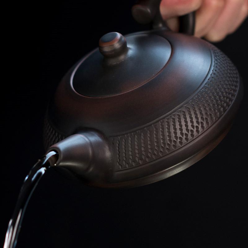 Purple Pottery  Pot Ceramic Kung Fu Teapot Handmade  Teapot Small Teapot Tea Kettle