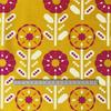 minimynimo Cut Nordic DIY Cotton Oxford Cloth, Pattern, Scraps, Crafts, (Pinwheel Yellow, 50x150cm)