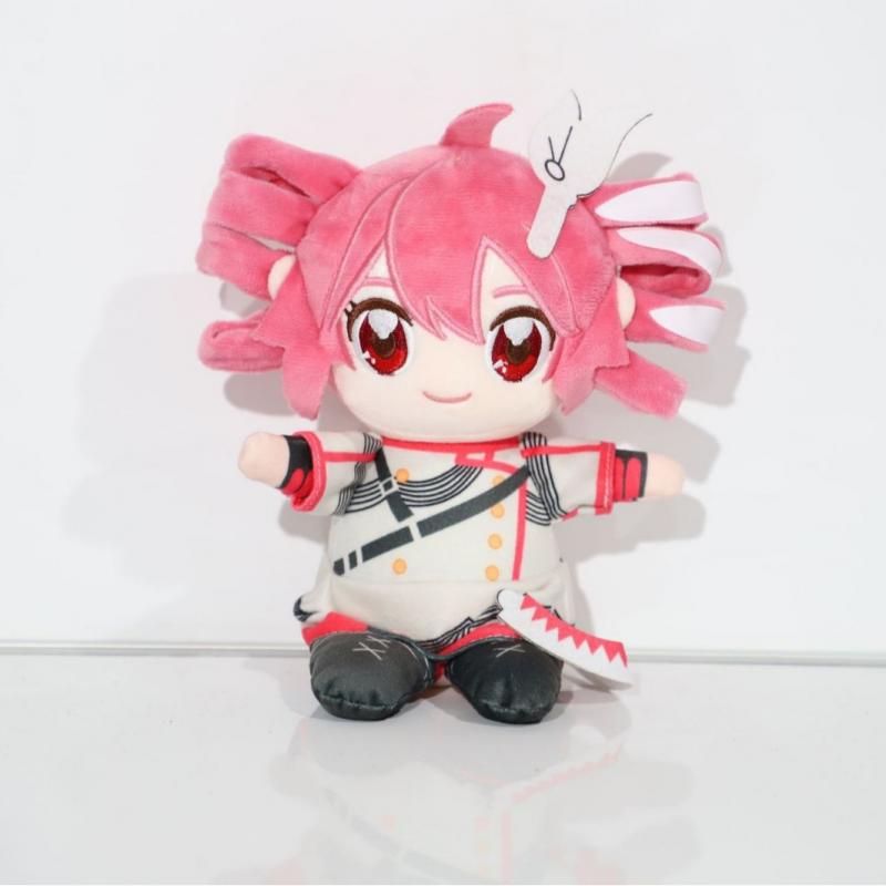 Kasane Teto Plüschpuppe, Superweicher Kurzplüsch, 20cm, Liegend/Brot-Stil, Anime-Figur, Sonderanfertigung