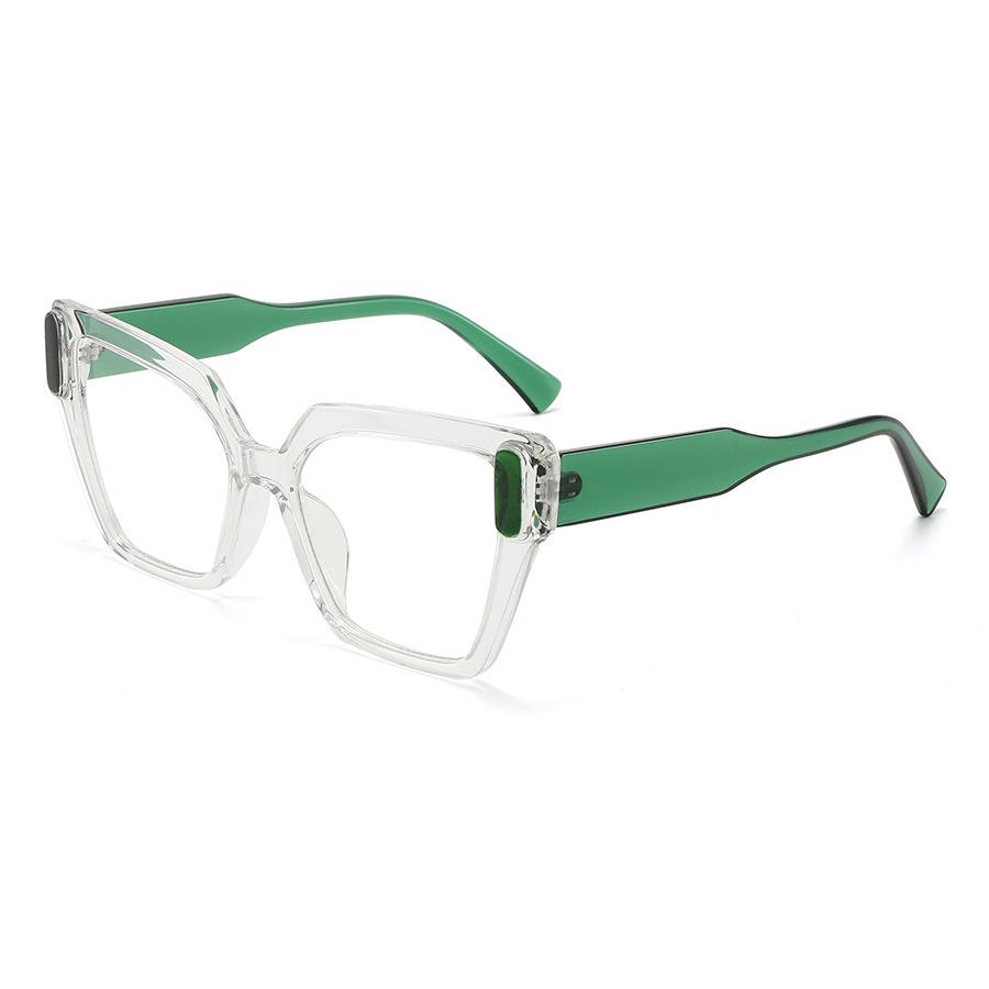 Luxury Designer Cat Eye Sunglasses Women Vintage Punk Double Color Big Frame UV400 Sun Glasses Elegant Lady