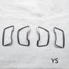 Interior Front Panel Garnish Air Outlet Vent Cover Trim for Kia Sportage R 3 MK3 III 2011 2012 2013 2015 Car Accessories 4 Pcs