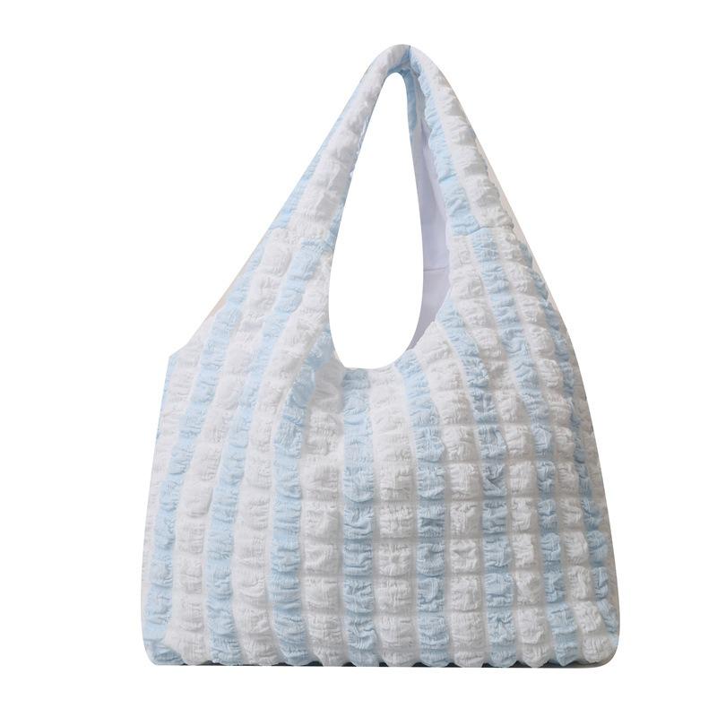 Personalized Pleated Bubble Women's Bag 2024 New Street Style Handbag Casual Large Capacity Single Shoulder Underarm Cloud Bag