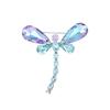 Light Luxury Crystal Dragonfly Brooch, High-end Feminine Charm, Colorful Insect Corsage, Niche Design Sense Brooch
