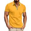 Men's Summer Leisure Culture Breathable Short Sleeved Shirt Top
