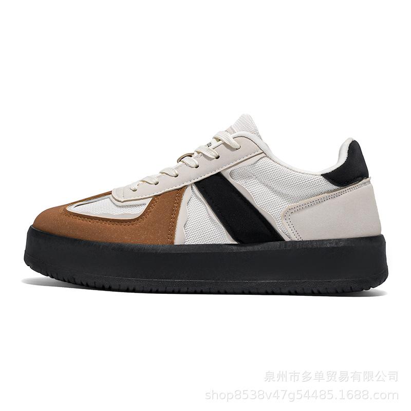 

New panda German training shoes casual retro Forrest Gump shoes platform comfortable sports 39 чёрный