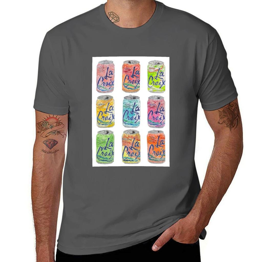 La Croix Dosen T-Shirt T-Shirt Für Unisex T-Shirts Für Unisex Packung Weiße T-Shirts Baumwolle 100 T-Shirt