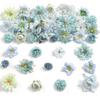18/21Pcs Multicolor Mixed 5cm Artificial Flowers Silk Rose Fake Flowers for Home Wedding Decor DIY Craft Flower Wall Accessory