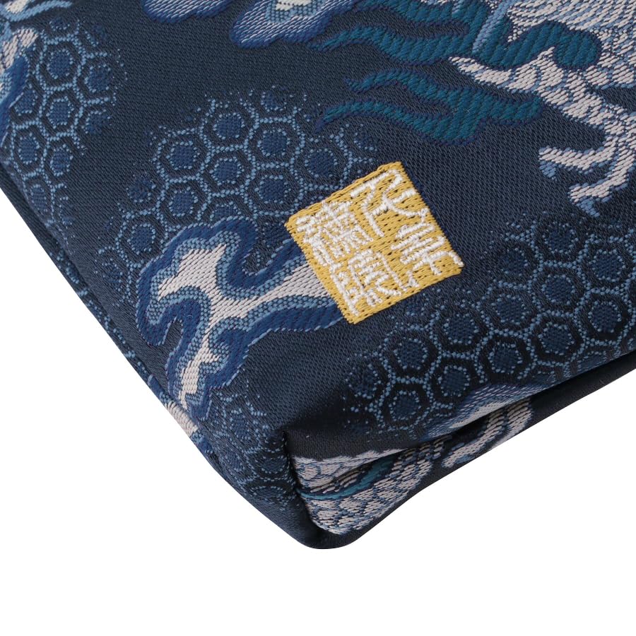 Senshishuin Nishijin Brocade Pouch Ai Shoryu (Lined) (Small)